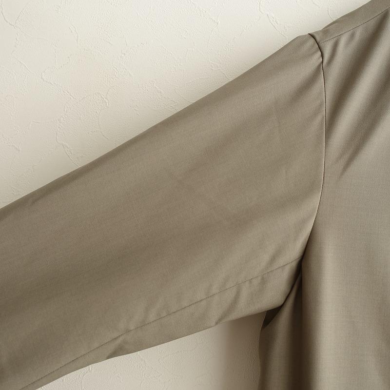 HYKE 【定価7.5万】ハイク *ウールショップコート*4羊毛グレー HYKE 【定価7.5万】ハイク *ウールショップコート*4羊毛グレー
