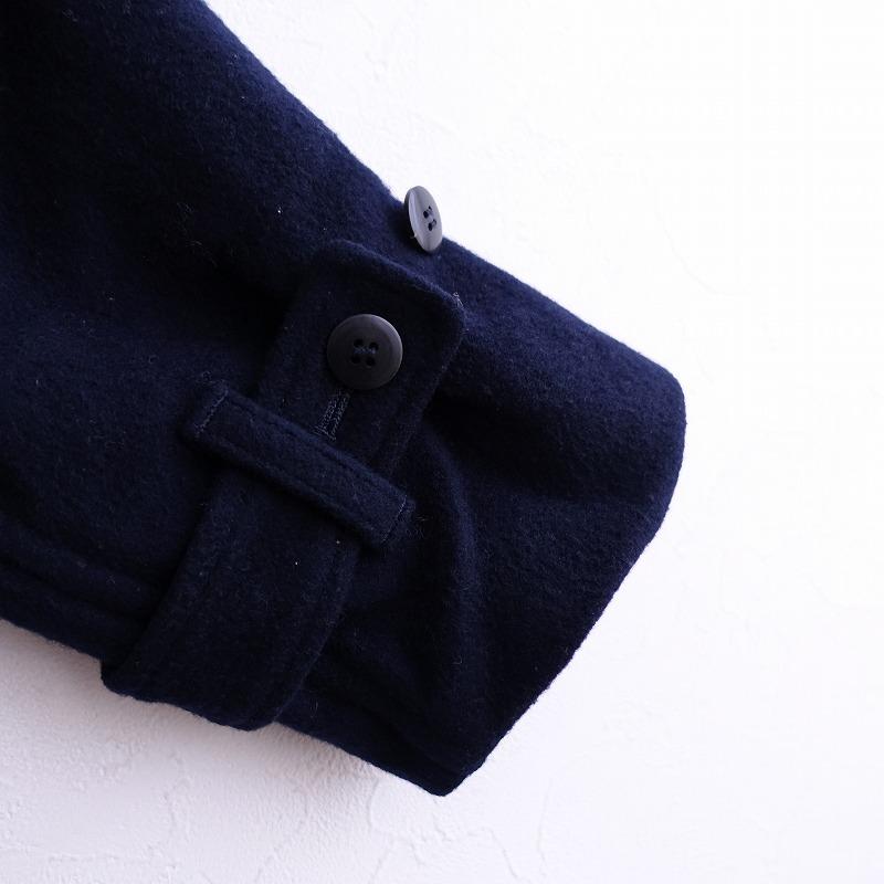 Porter des boutons（ポルテデブトン） *ウール混メルトンロングコート 