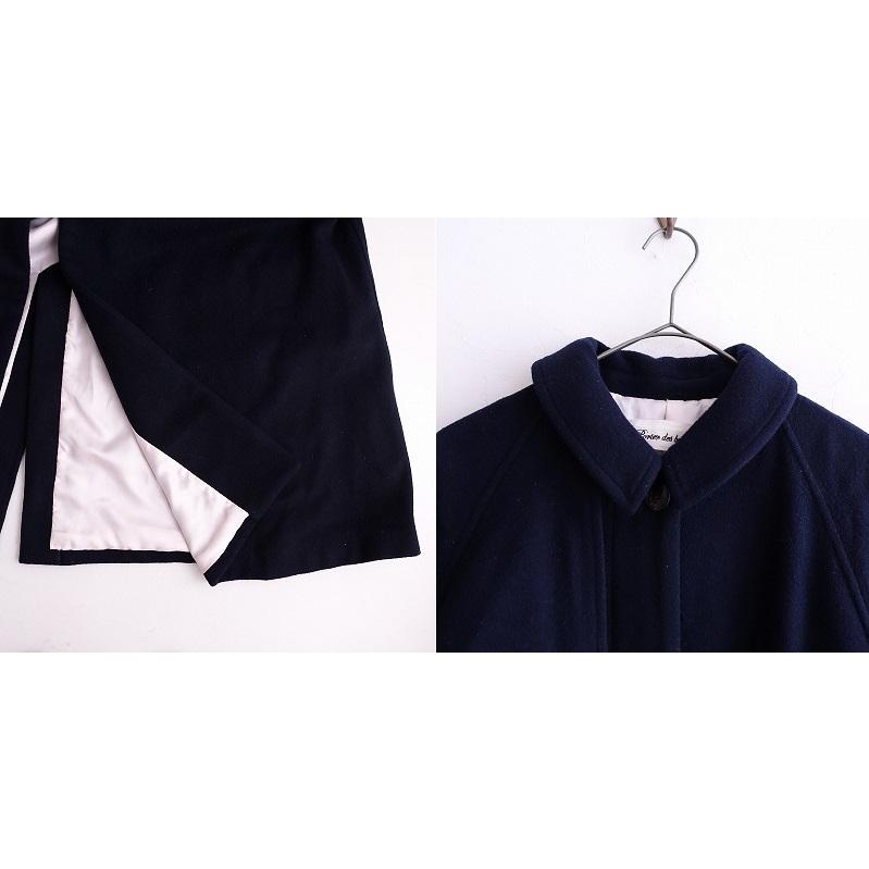 Porter des boutons（ポルテデブトン） *ウール混メルトンロングコート 