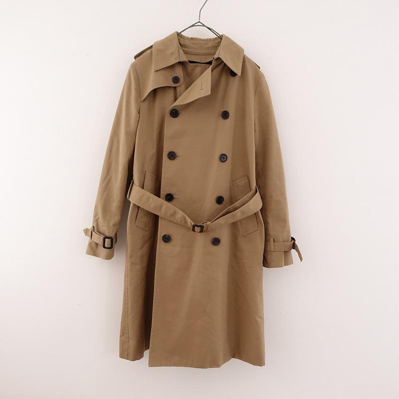 HYKE ハイク　トレンチコート　スリムフィット　1 キャメル　ライナー付 HYKE ハイクトレンチコート キャメル1サイズライナー付き