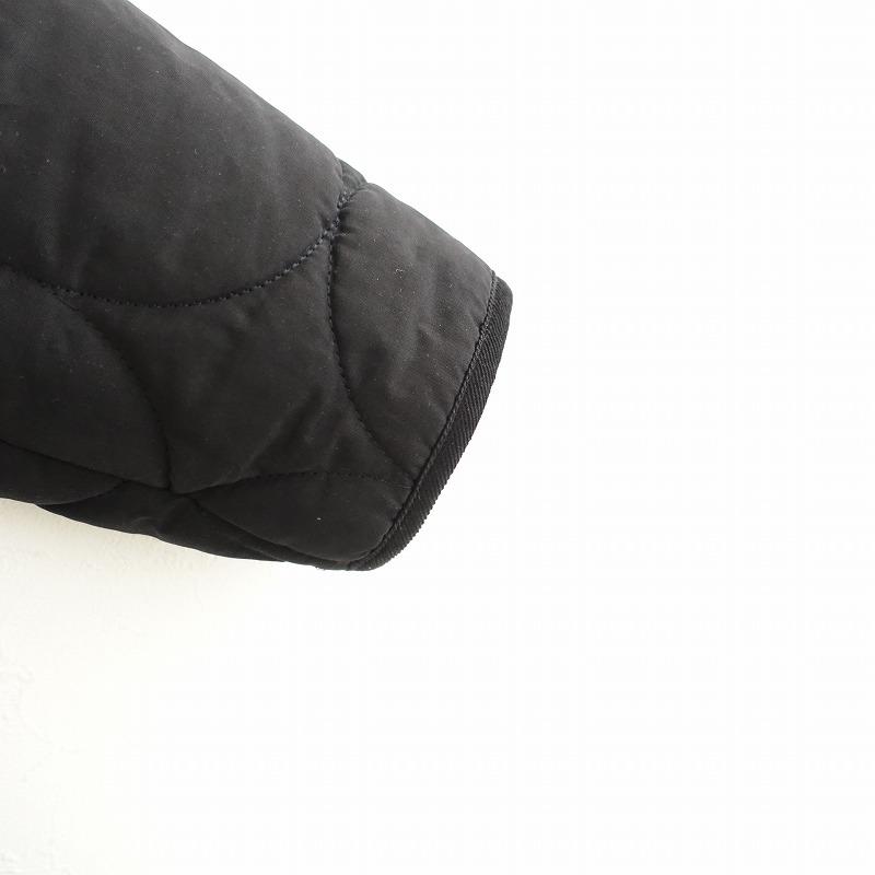 bulle de savon（ビュルデサボン） *キルティングコート*F黒ブラック