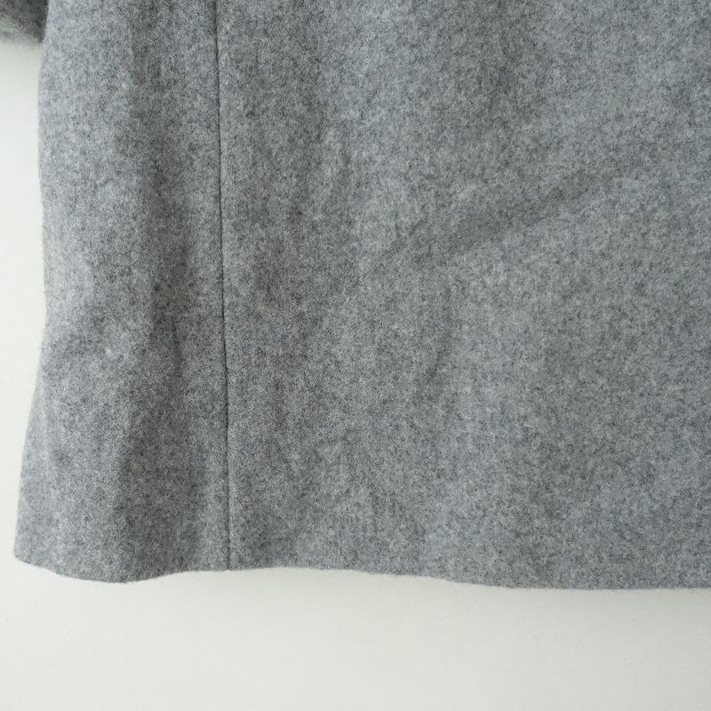 TOMORROW LAND Collection アルパカウールノーカラー TOMORROWLAND //【定価4.9万】トゥモローランド *ウール