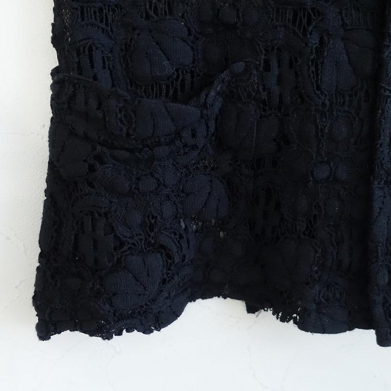 コムデギャルソン COMME des GARCONS *レースジャケット*M黒ブラック