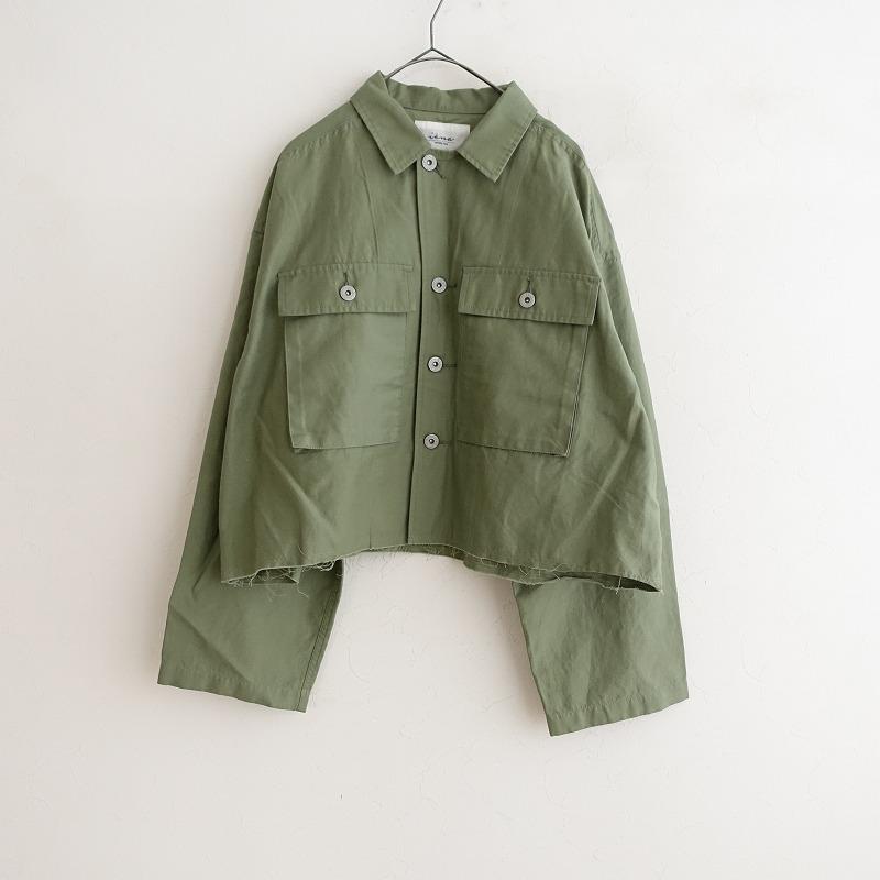 美品/2024/SS/定価1.8万】イエナ IENA *ミリタリークロップドブルゾン  