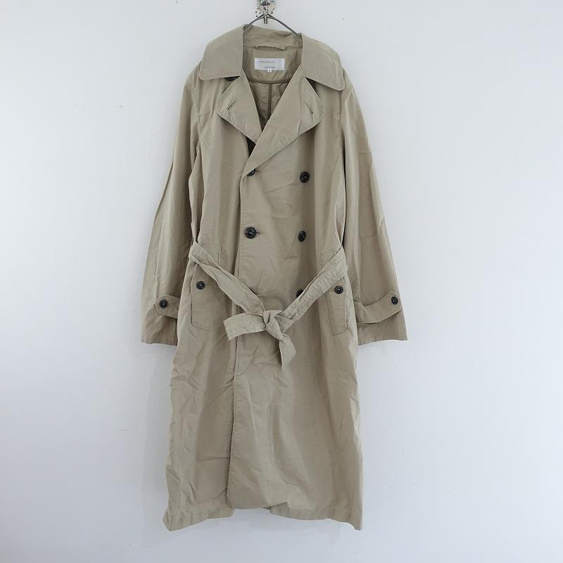 ARMEN アーメン *コットントレンチコート*2ライトベージュ無地 ARMEN アーメン *コットントレンチコート*2ライトベージュ無地