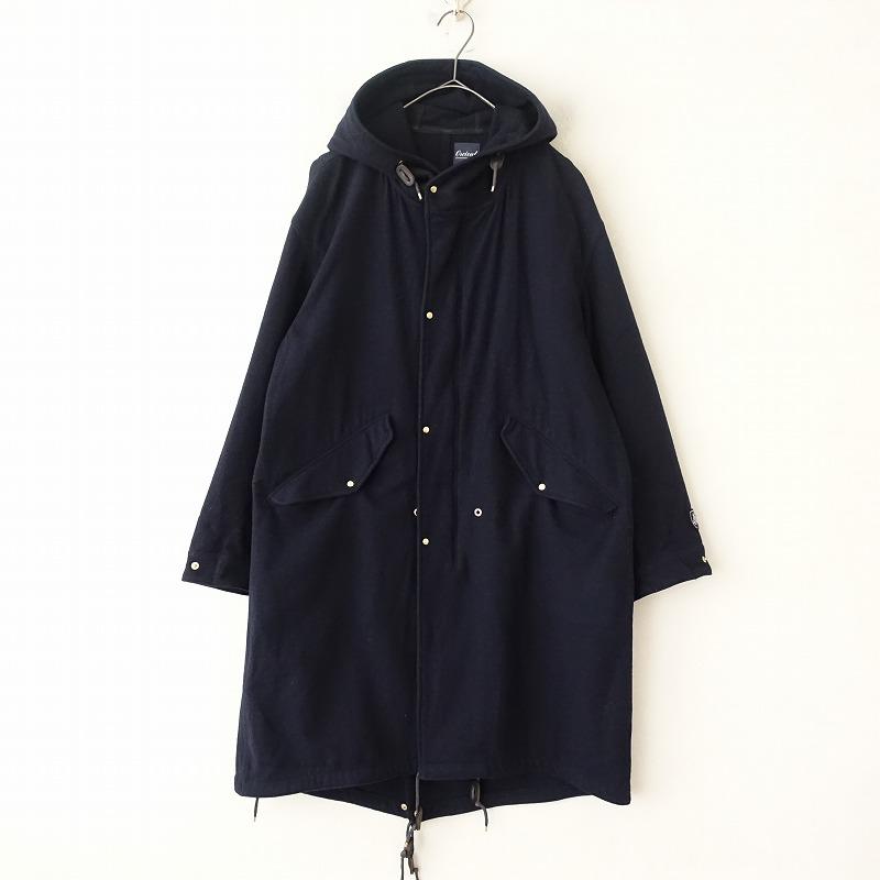 ORCIVAL（オーシバル） *ウールモッズコート*1ダークネイビー無地