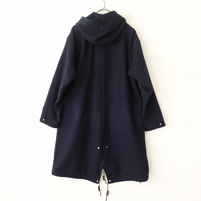 ORCIVAL（オーシバル） *ウールモッズコート*1ダークネイビー無地