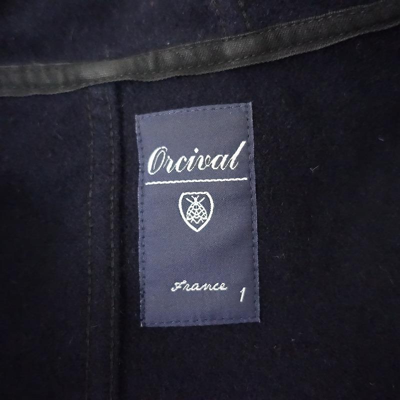 ORCIVAL（オーシバル） *ウールモッズコート*1ダークネイビー無地