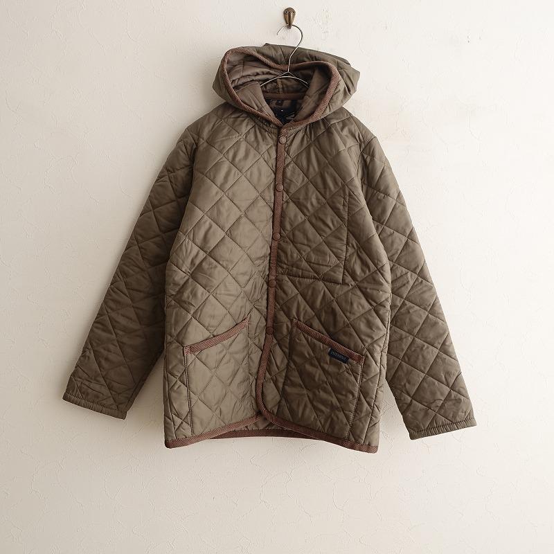 美品 ラベンハム サイズ38 キルティングコート 杢ブラウンのウール生地 美品 ラベンハム サイズ38 キルティングコート 杢ブラウンのウール生地