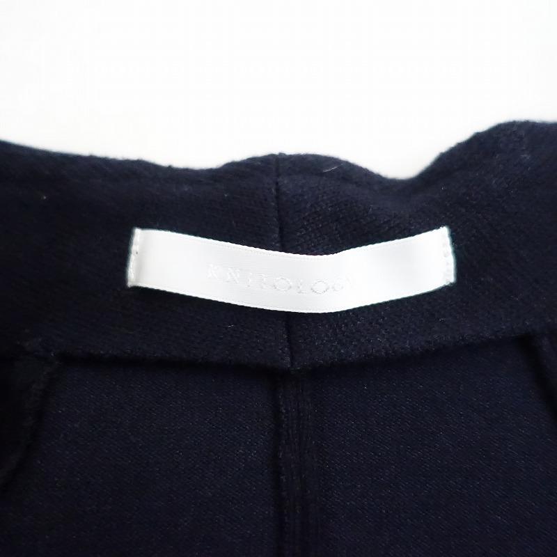 美品/2024/定価3.7万】ニットロジー KNITOLOGY *ニットジャケット*M 