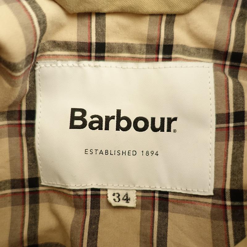 Barbour バブアー *ステンカラーコート*34ベージュロング Barbour バブアー *ステンカラーコート*34ベージュロング