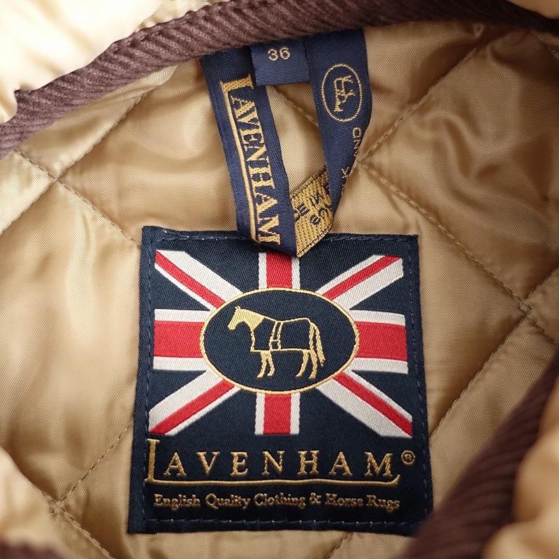 LAVENHAM（ラベンハム） *キルティングジャケット*36キルトブラウ
