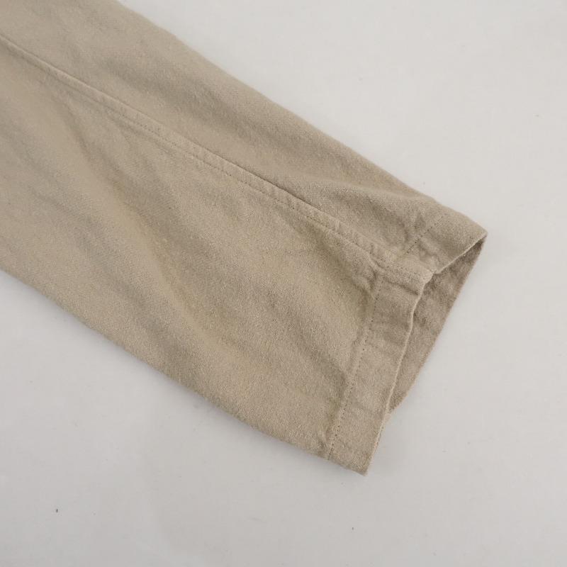 オールドマンズテーラー　コットンリネン　ワークコート　ベージュ　S オールドマンズテーラー コットンリネン ワークコート ベージュ S