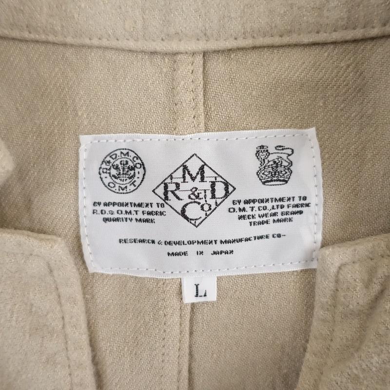 オールドマンズテーラー　コットンリネン　ワークコート　ベージュ　S オールドマンズテーラー コットンリネン ワークコート ベージュ S