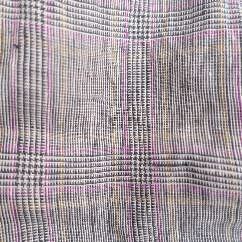 最終値下げ　コンジェペイエアデュートリステスらリネンハーフコート conges payes ADIEU TRISTESSE（コンジェ ペイエ アデュー