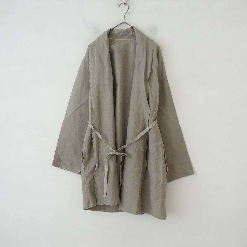 定価3.1万】ミッタン MITTAN *大麻羽織 ローブコート*2ロングシャツ