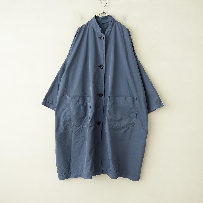 r&d.m.co- ガーメントダイ ノーカラー コート オールドマンズテーラー R&D.M.Co-オールドマンズテーラー ガーメントダイノーカラーコート