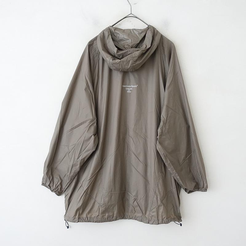Americana アメリカーナ ナイロンジャケット ブラウン 日本製 薄手 Americana アメリカーナ ナイロンジャケット ブラウン 日本製 薄手