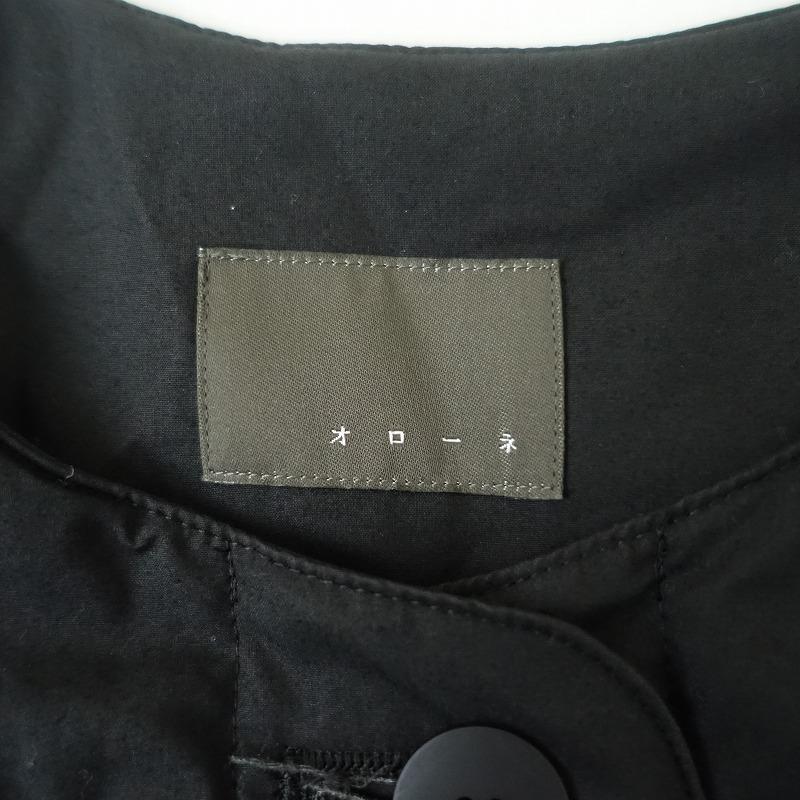 TANDEY オローネ *フォーカスウォームコート*黒ブラック無地ロング中綿