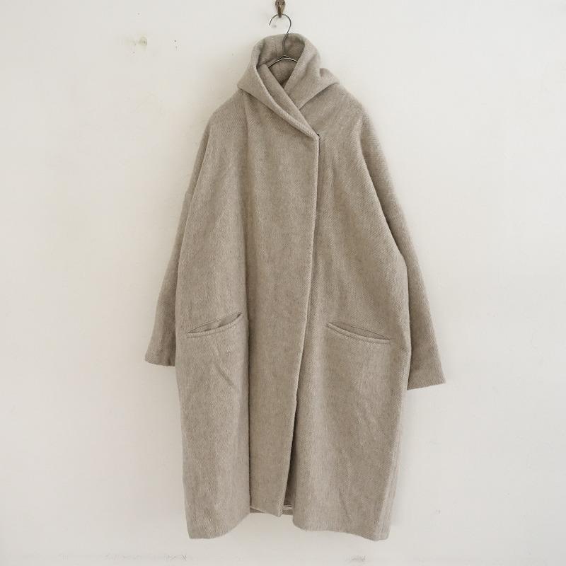 Honnete（オネット） 【定価6.0万】オネット *ウール混ロングコート