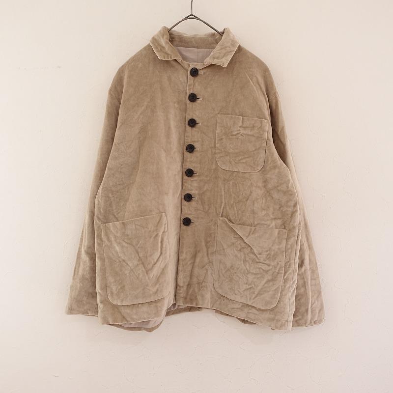 定価3.9万】ヴェリテクール Veritecoeur *別珍ジャケット*Fリネン