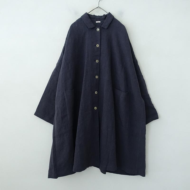 apuntob（アプントビー） *リネンワイドステンカラーコート*1