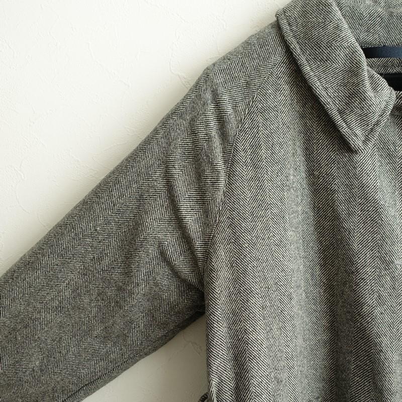 LAVENHAM BENTLEY ヘリンボーン グレーコート 34 LAVENHAM BENTLEY