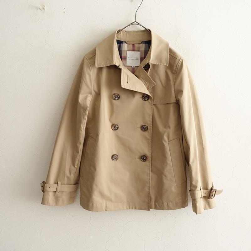 マッキントッシュフィロソフィー　トレンチコート　ショート WEB&一部店舗限定】ソフトギャバジンショートトレンチコート(コート