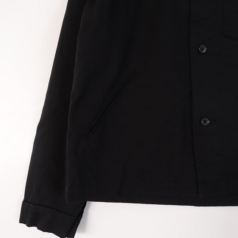 ゴーシュ 【定価3.1万】ゴーシュ *カツラギジャケット*2コットン黒