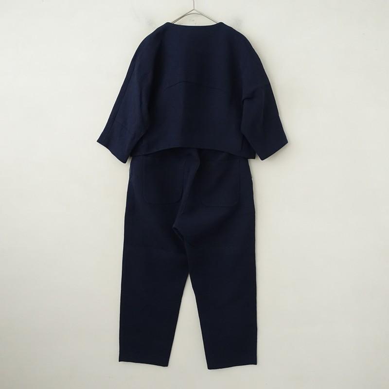 nooy（ヌーイ） *ふくれジャガードセットアップ 7分袖ジャケット
