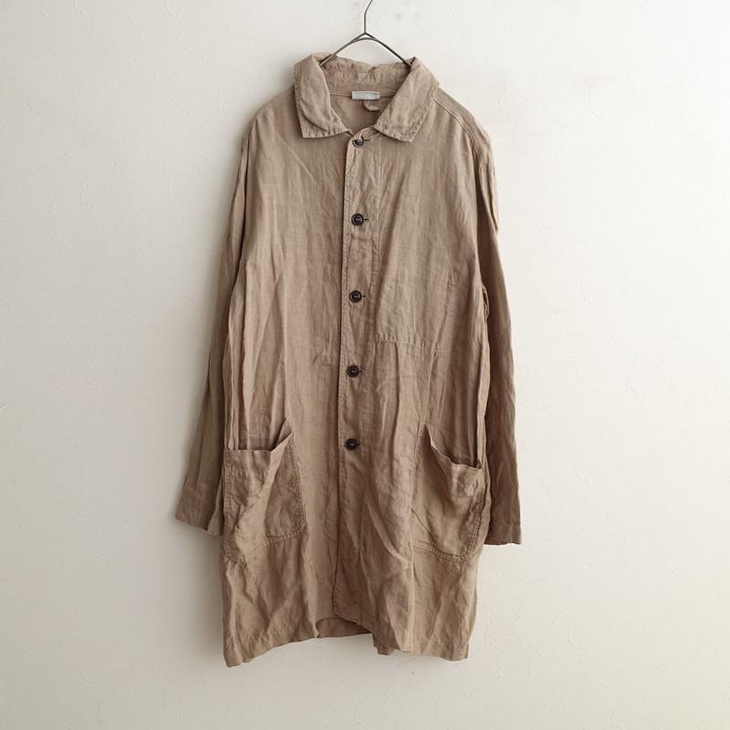 ARMEN（アーメン） *リネンコート*3モカベージュ薄手ライトアウター麻 