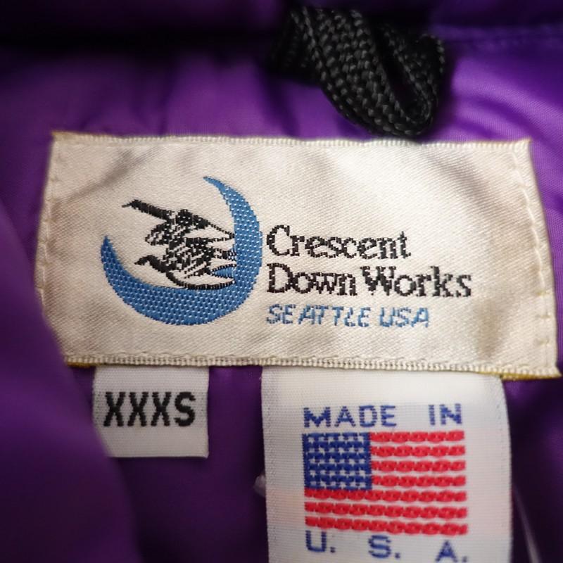 Crescent Down Works（クレセントダウンワークス） *ダウンベスト*XXXS