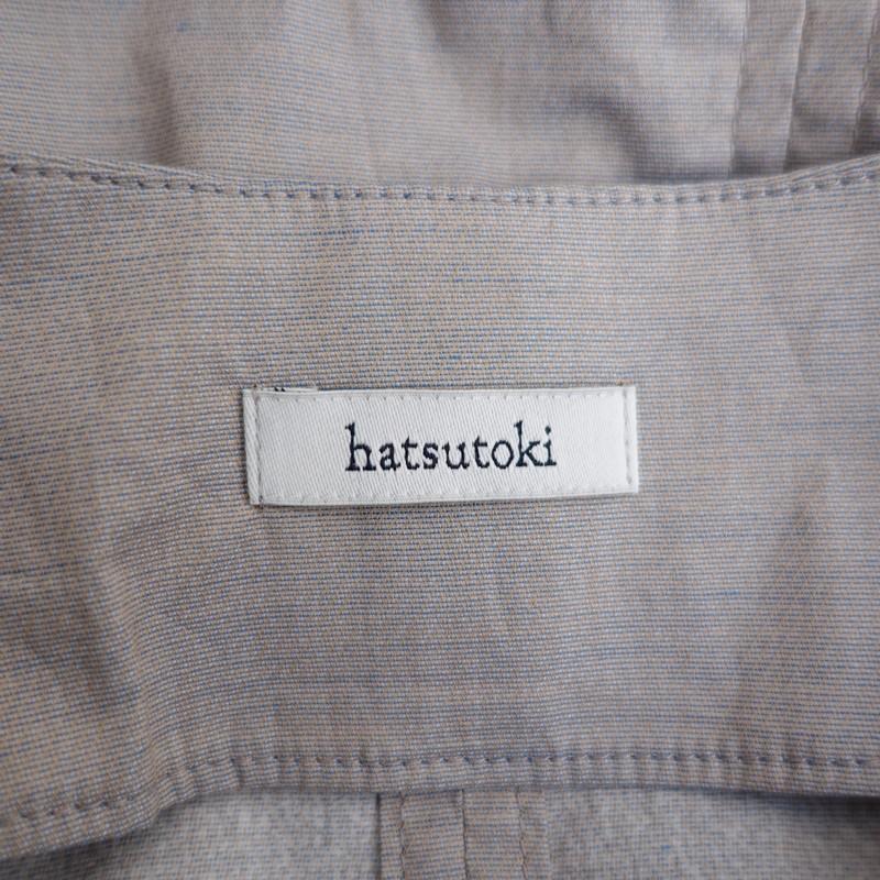 ハツトキ hatsutoki *ユニセックスライトコート*1藩州織ライトブルー