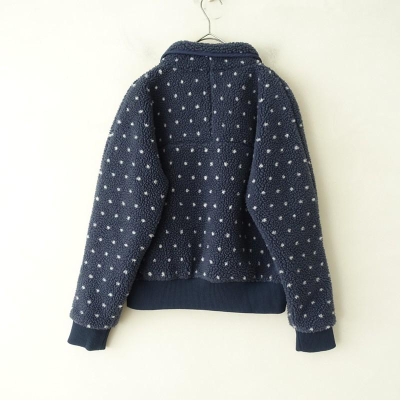 パタゴニア　ポロシャツ　ブルー　新品 パタゴニア Patagonia *スナップフロントレトロXジャケット*XSドット