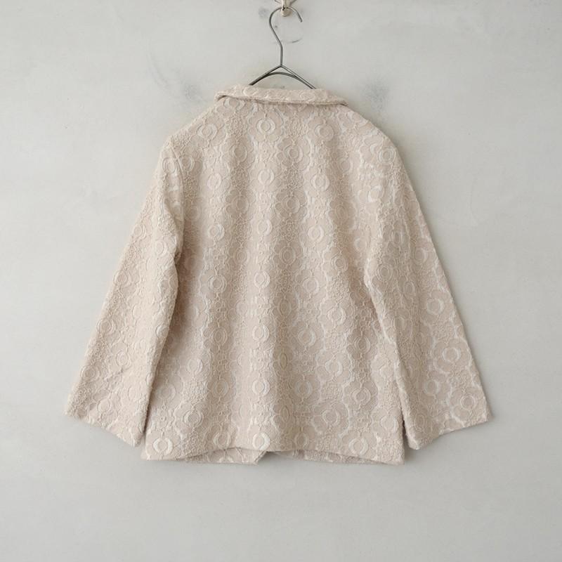 Sally Scott（サリースコット） *フラワー刺繍ジャケット*Mライト