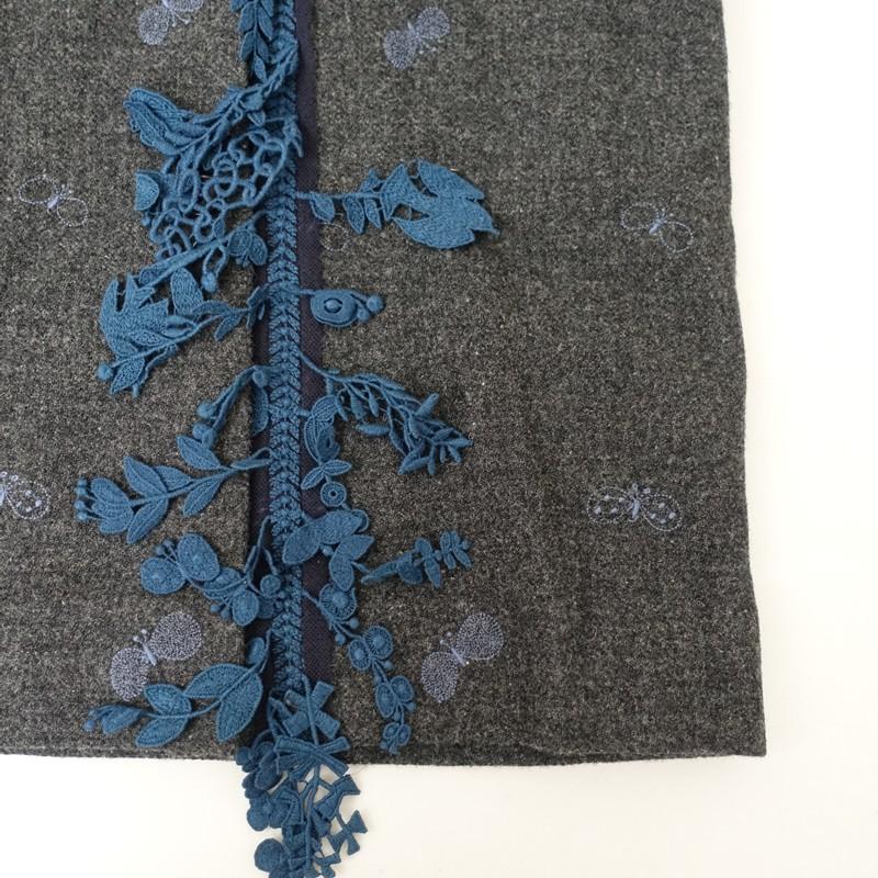 mina perhonen（ミナペルホネン） *forest parade レース付き刺繍