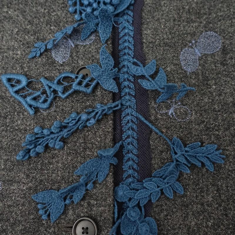 mina perhonen（ミナペルホネン） *forest parade レース付き刺繍
