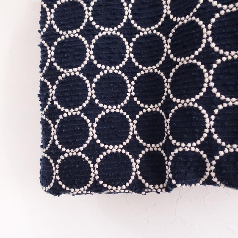 mina perhonen（ミナペルホネン） *tambourine ウール混刺繍フーディ