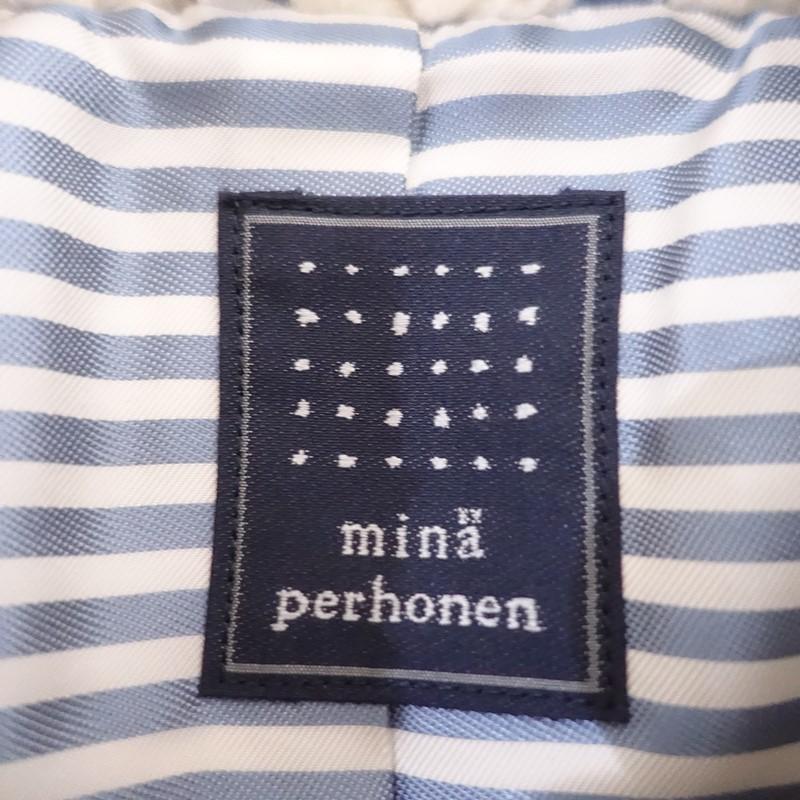 mina perhonen（ミナペルホネン） *tambourine ウール混刺繍フーディ