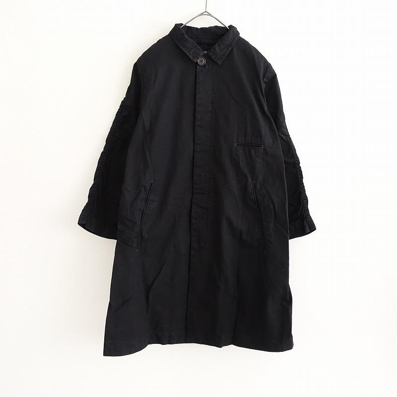 homspun 【染】ホームスパン *コットンステンカラーコート*S綿