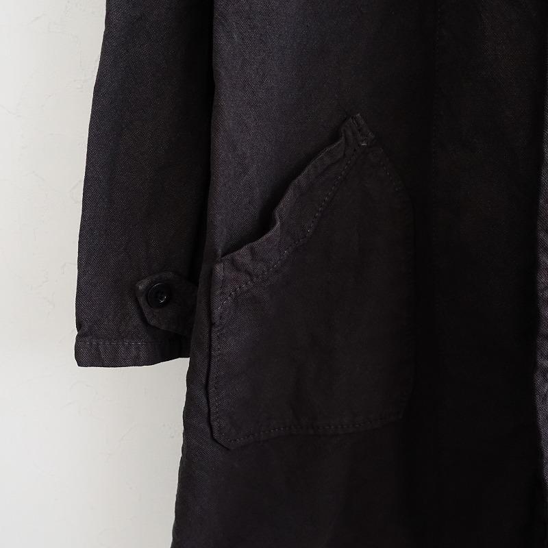 [kaval] LINEN PAINTER COAT むら染め ペインターコート kaval 【染】カヴァル *shop coat コットンキャンバスコート*綿