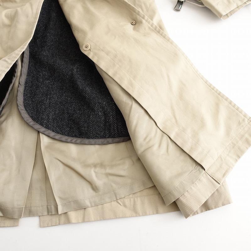 マーガレットハウエル ステンカラーコート　ライナー付き　ベージュ ☆美品☆マーガレットハウエル ステンカラーコート ライナー