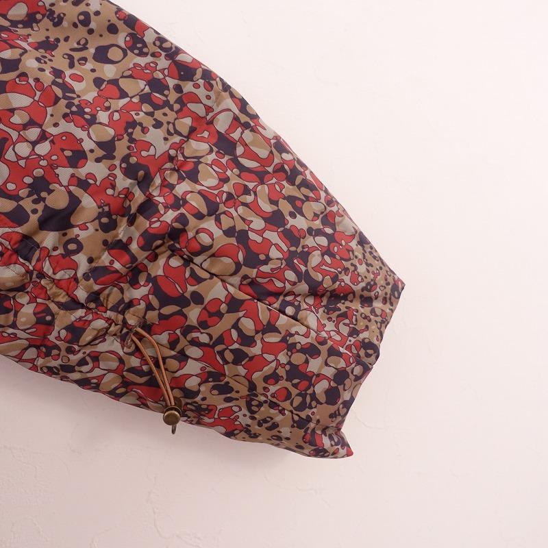 プライド（PRIDE） *総柄ダウンジャケット*38コートスタンドカラー