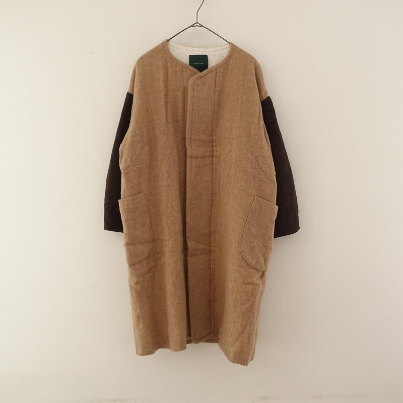 Native Village //ネイティブヴィレッジ *袖切替えノーカラーコート