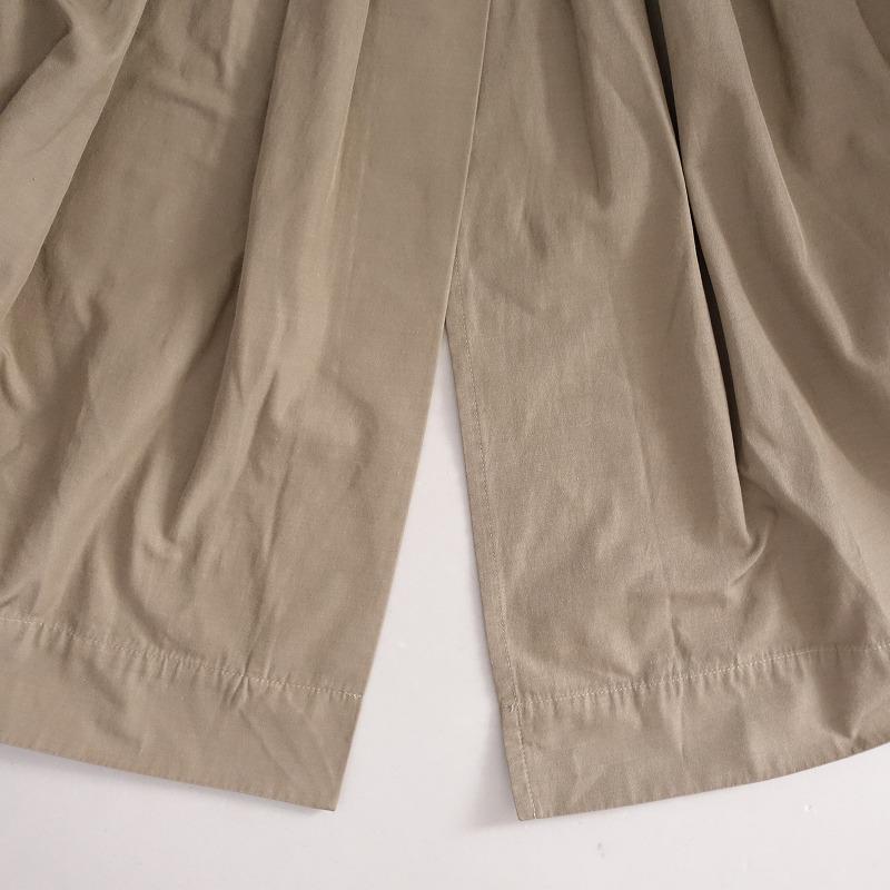 アッシュ HACHE *カシュクールコート*38ジャケットタック切替えベルト 