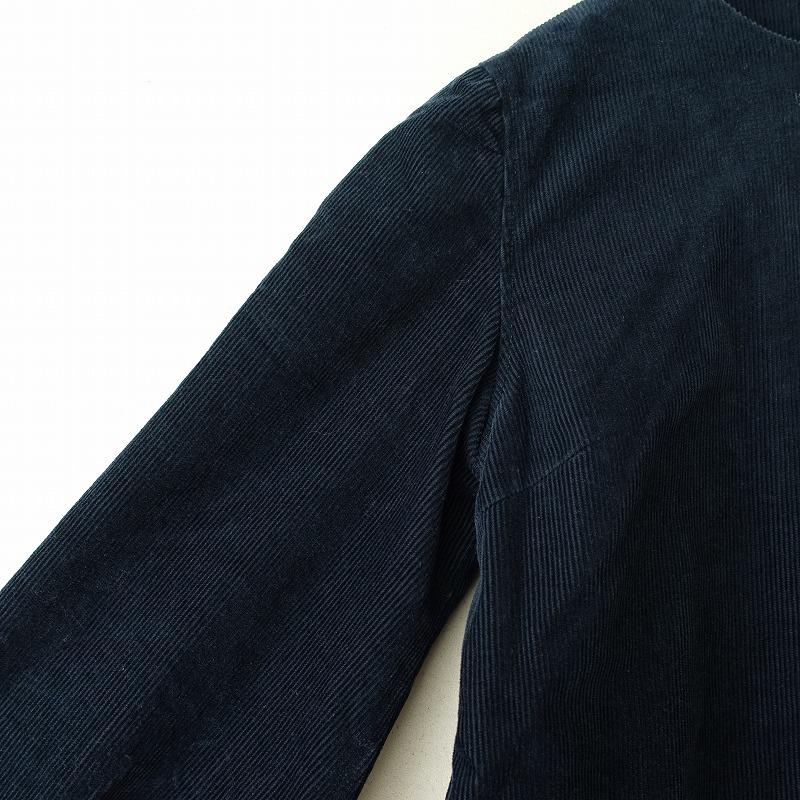 ヤブヤム YABYUM *ノーカラーコーデュロイコート*ジャケット綿コットン