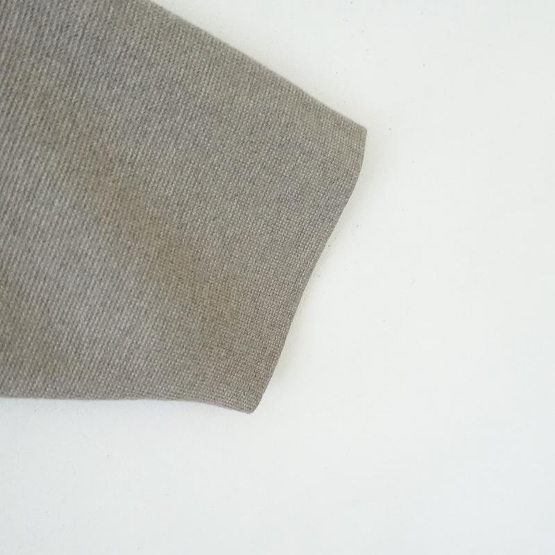 ギャルリーヴィー ドライコットンツイル ノーカラーコート ダブル GALERIE VIE（ギャルリー ヴィー）の「ダブルフェイス クルー