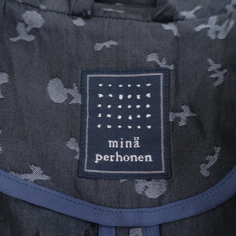 mina perhonen confettiコート　チャコール mina perhonen confettiコート チャコール - メルカリ
