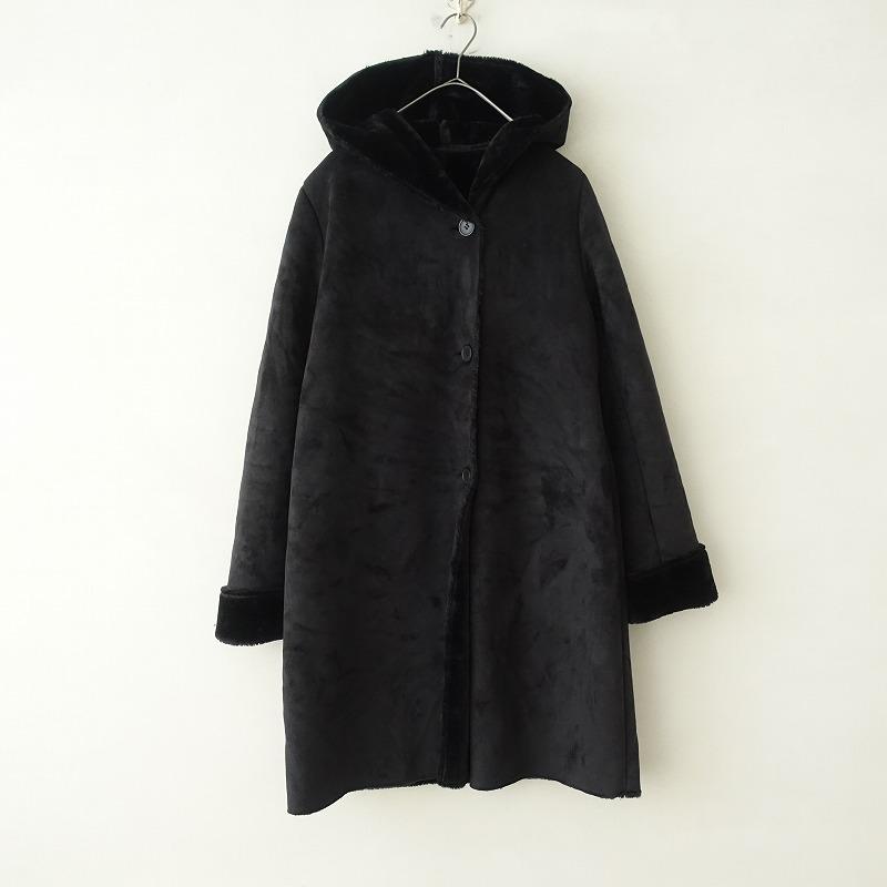 スタディオクリップ Studio Clip *フード付き裏ボアコート*Lフェイク