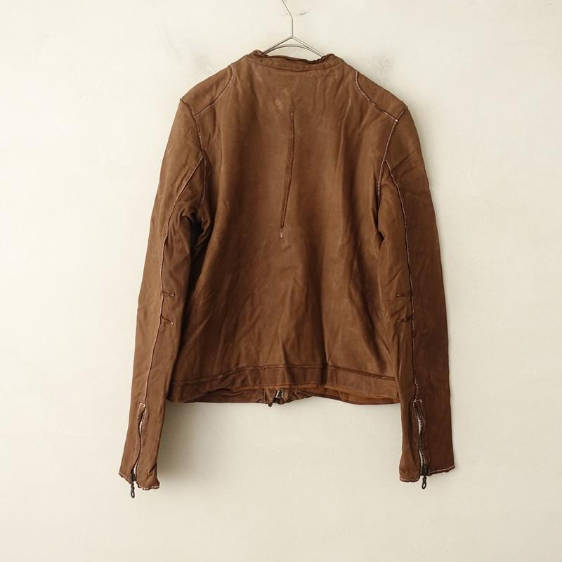 sisii（シシ） *COW LEATHER シングルライダースジャケット*XS牛革